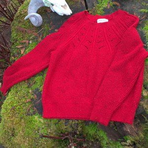 Knox Rose Red Sweater Small